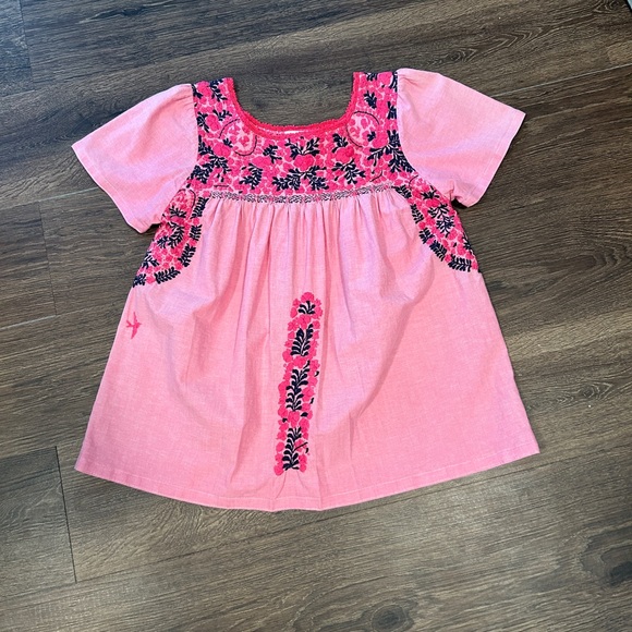 Pink Embroidered Blouse - Picture 1 of 3